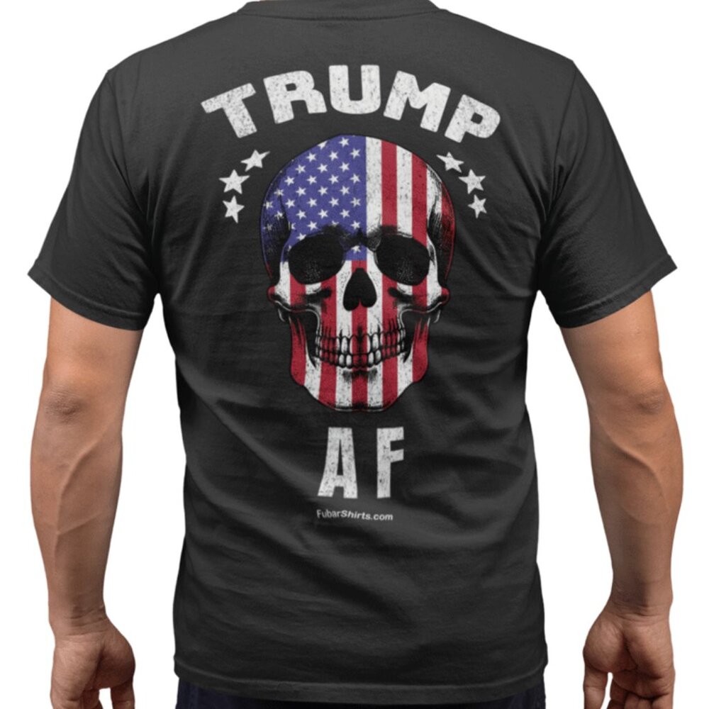 TRUMP AF Biker T-shirt | back print